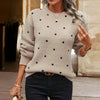 Elegant Polka Dot Sweater